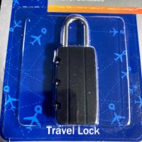Dunlop travel lock катинар с код за куфар / чанта / раница нов в оригинална опаковка, снимка 2 - Куфари - 29597987