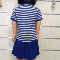 Нова детска класическа моряшка рокля с яка от 1 годинка до 7 години, снимка 5 - Детски рокли и поли - 30327158