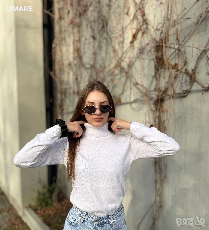 Бял пуловер Arden, снимка 1