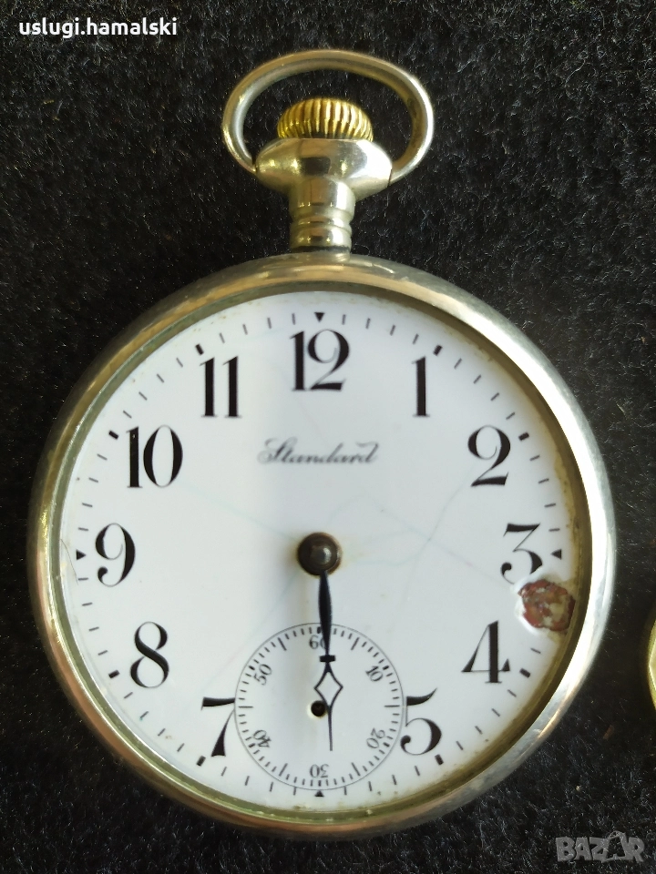 Стар джобен часовник/работещ, снимка 1