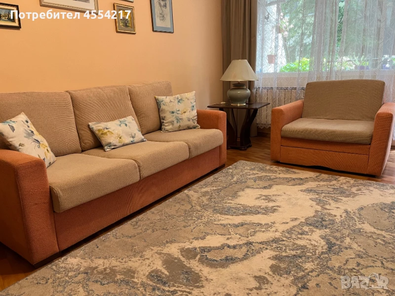 Комплект диван и кресло, снимка 1