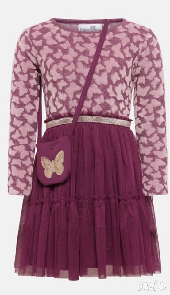 Детска Рокля с мини чанта, снимка 1