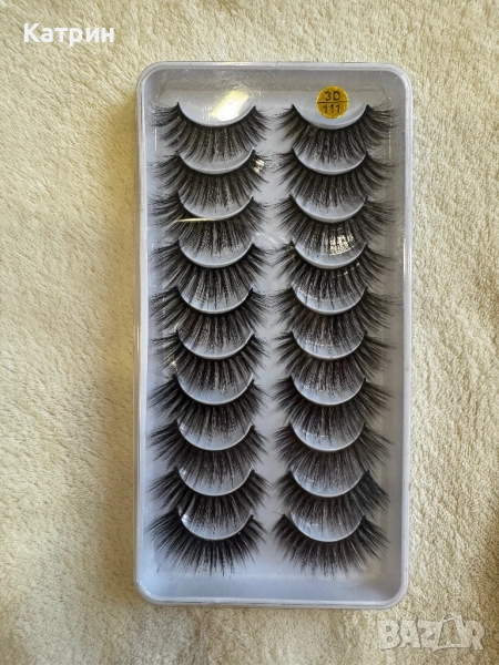 Изкуствени мигли 10чифта + подаръци, снимка 1