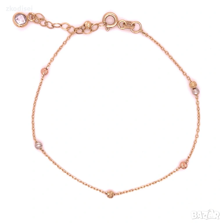 Златна дамска гривна 1,33гр. 14кр. проба:585 модел:35999-5, снимка 1