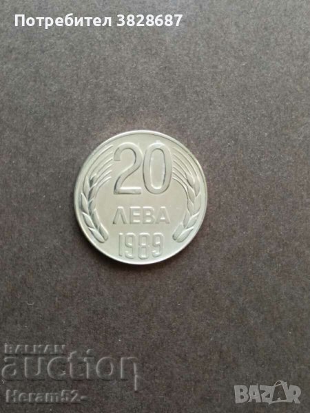 20 лева 1989, снимка 1