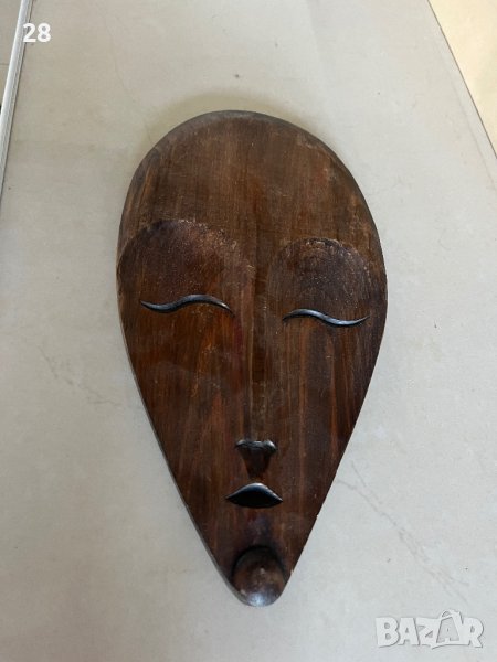 Дървена маска ръчно изработена, снимка 1