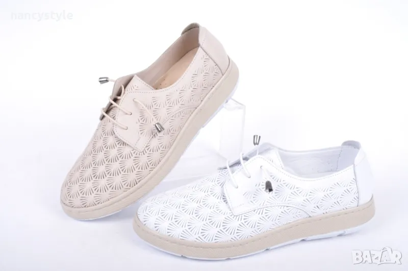 СЕЗОН'25! Летни дамски обувки с перфорация - Два цвята, снимка 1