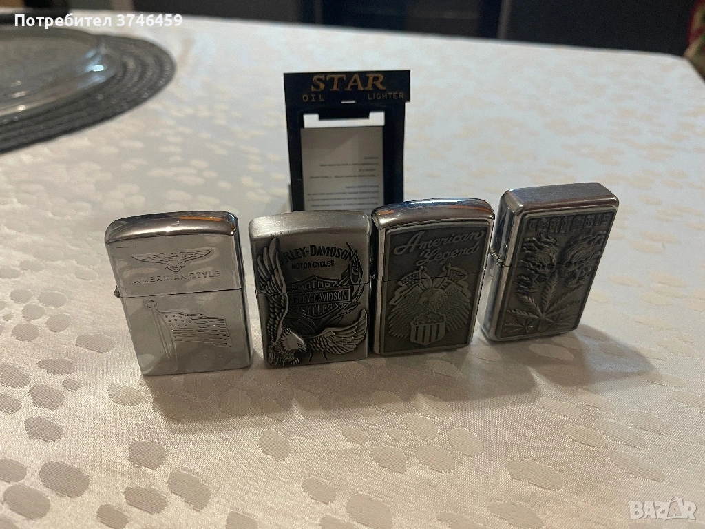 Продават се бензинови запалки 4 броя, снимка 1