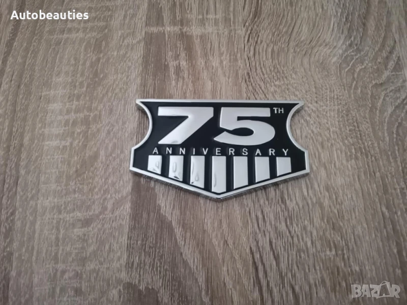 75th Anniversary метална емблема за Jeep , снимка 1
