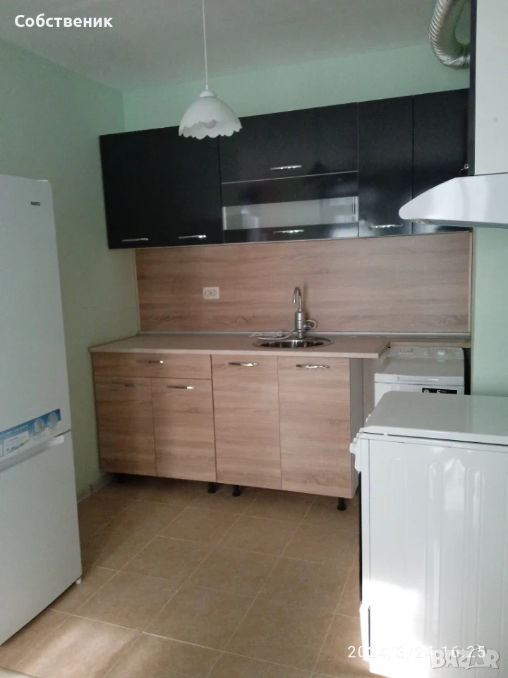 Двустаен, нов монолит обзаведен 300 €, снимка 1