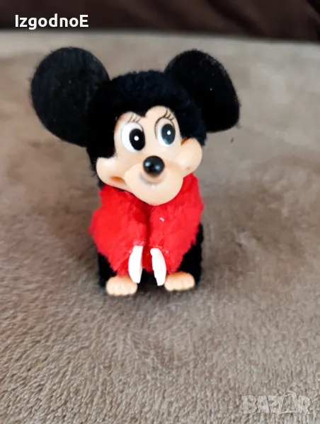 Ретро играчка Мики маус за пръст, винтидж Мики Маус , снимка 1
