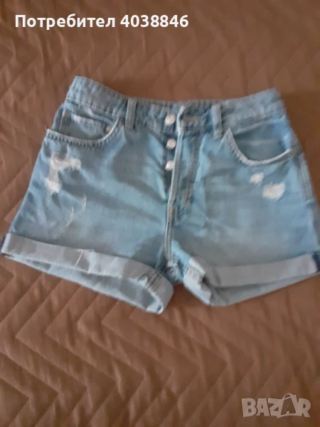 Дънкови къси панталони , снимка 1