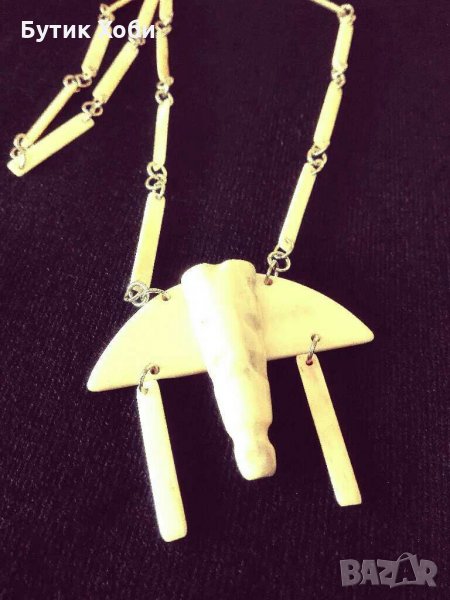 Колие от  слонова кост №2, снимка 1