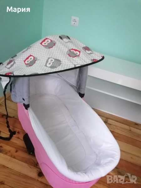 Бебешка количка и столче за кола, снимка 1