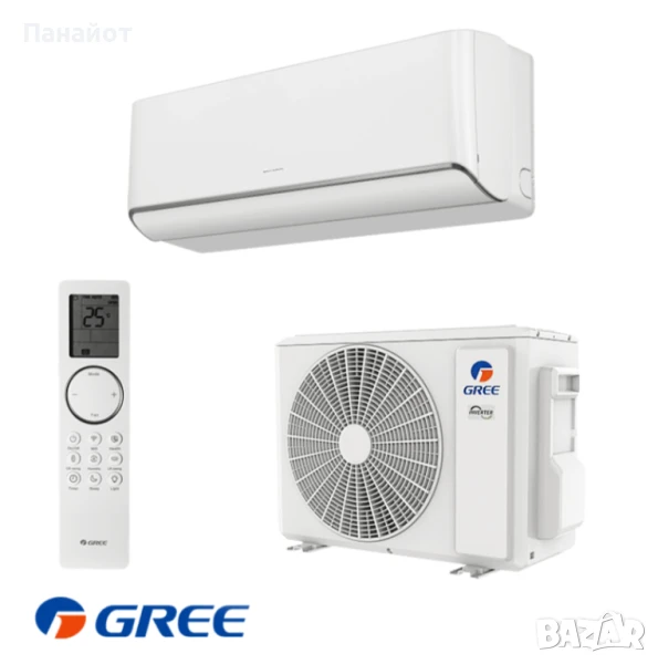Инверторен климатик Gree Airy GWH09AVCXB-K6DNA1B-9 000 BTU, Клас А+++, снимка 1