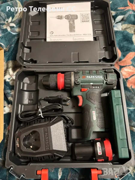 Акумулаторна Parkside бормашина и винтоверт, снимка 1