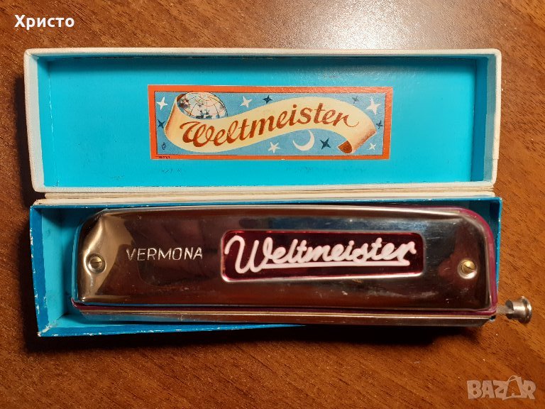 хармоника Велтмастер Хроматична Вермона WELTMEISTER VERMONA Chromatic - С, снимка 1