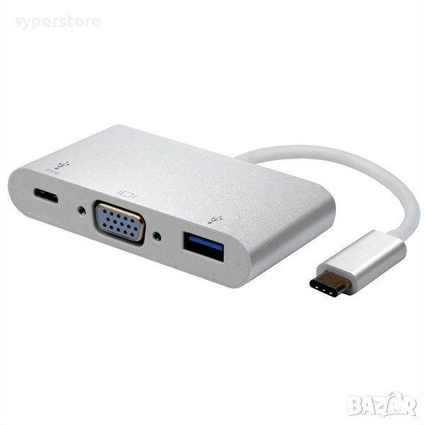 Адаптер USB 3.1 C към VGA Adapter,M/F, PD Roline SS300766, снимка 1