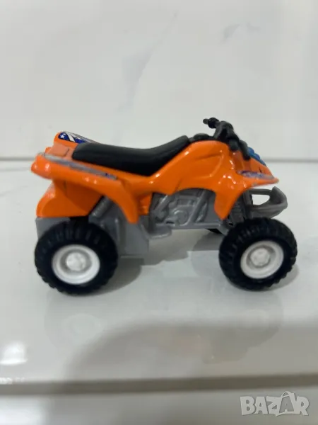 Maisto  Powered ATV - оранжево и бяло и автобус, снимка 1