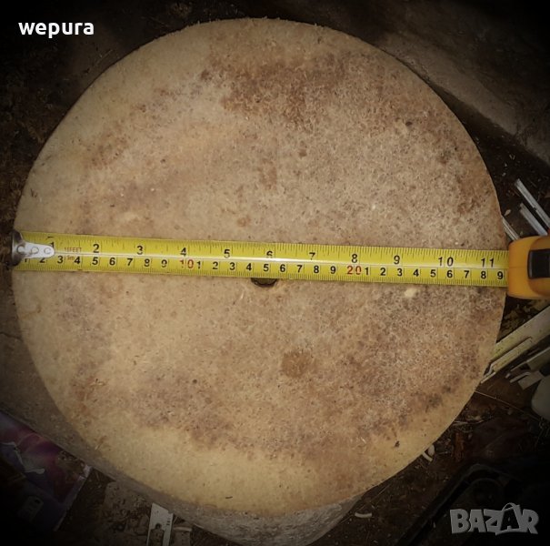 Шайба кече за точене на ножове полиране на хромирани повърхности българско, снимка 1