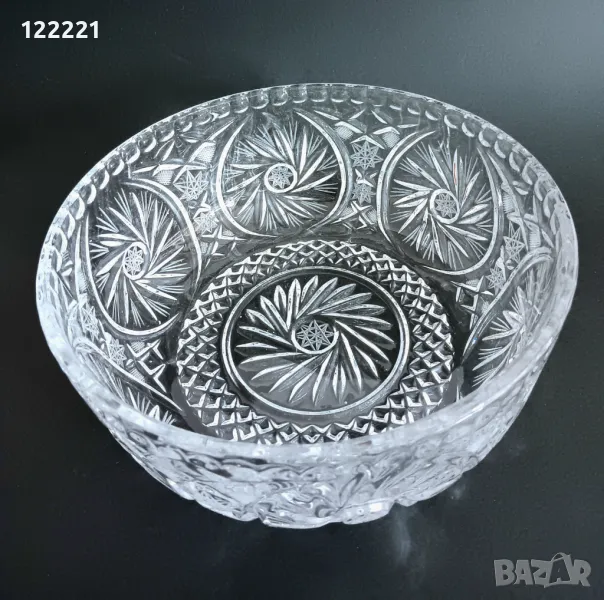 Българска фруктиера - оловен кристал, снимка 1