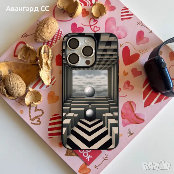 Силиконов Кейс за iPhone с уникален 3D Принт, снимка 1