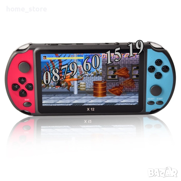 Преносима игрова конзола X12 екран 5.1 инча, тв игра с вградени игри, снимка 1