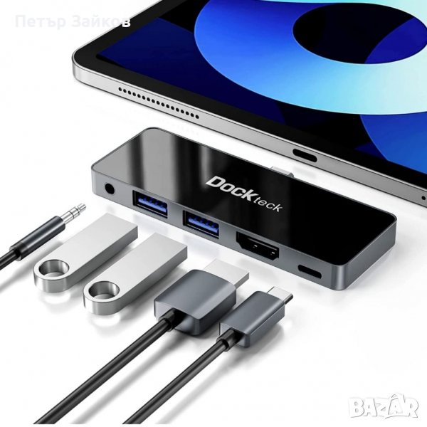 Dockteck 5-в-1 адаптер за iPad, снимка 1