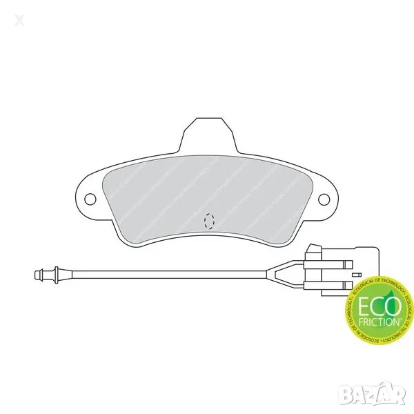 FERODO FSL913 ЗАДНИ НАКЛАДКИ FORD Mondeo Mk1 Mk2 1993-2001 OE 1672939 OE XS712M008BD OE 1504143, снимка 1