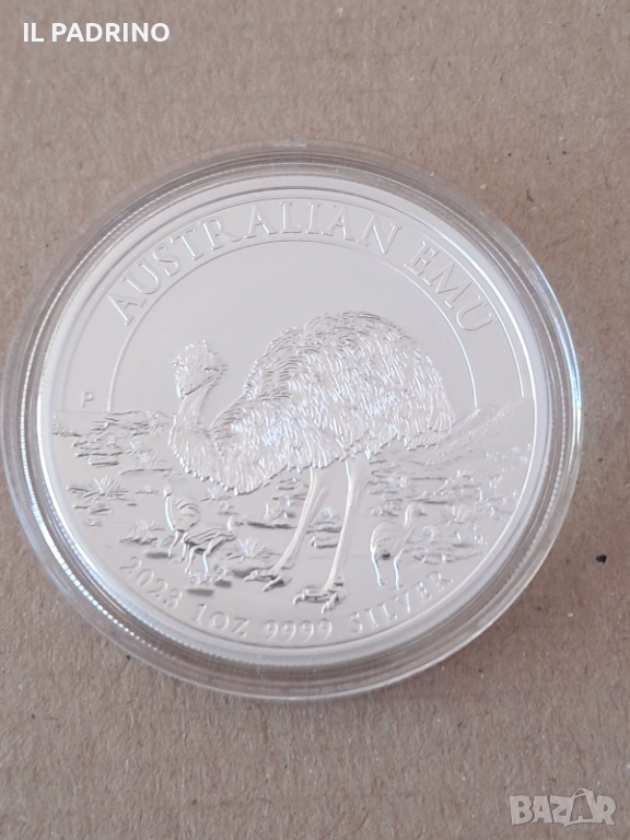 Сребро инвестиционно 1 унция OZ ЕМУ 2023, снимка 1