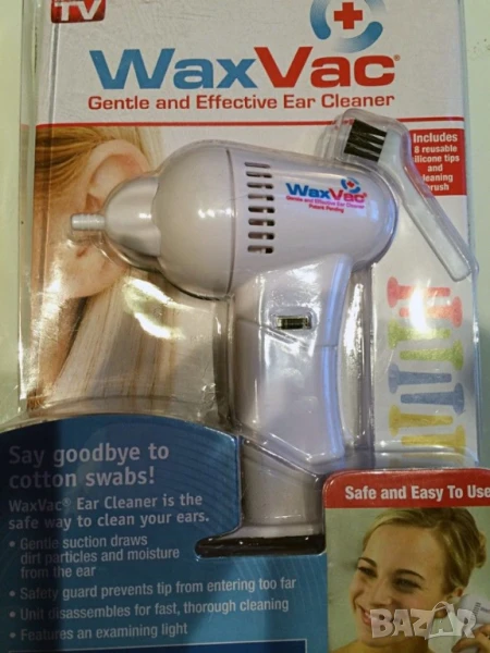 "WaxVac – Безопасно и лесно почистване на ушите у дома" , снимка 1