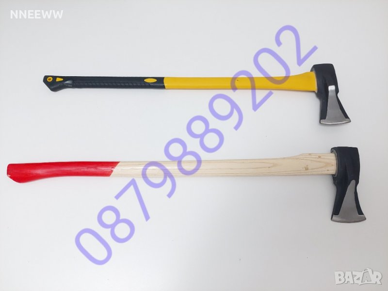 Брадва с клин фибростъкло,Брадва с клин за цепене на дърва 90см, снимка 1