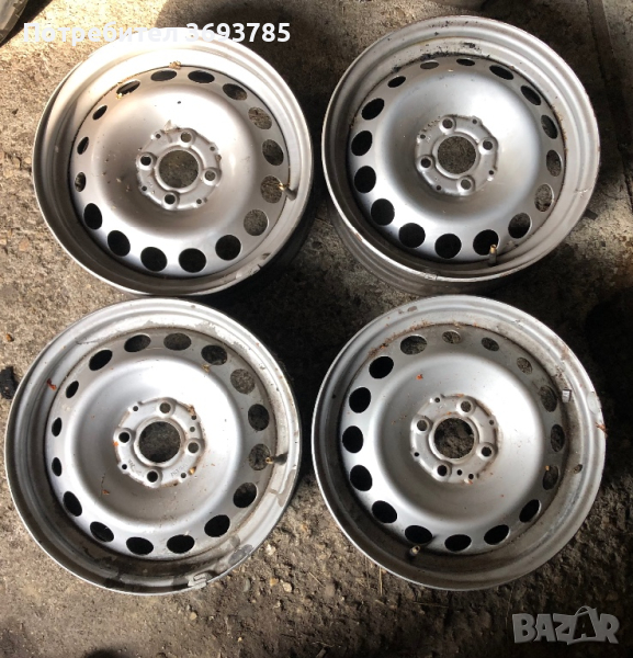 Железни джанти с датчици 4бр.Smart , снимка 1