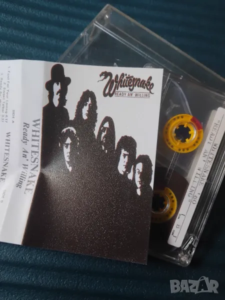 Whitesnake – Ready An' Willing - аудио касета рок музика, снимка 1