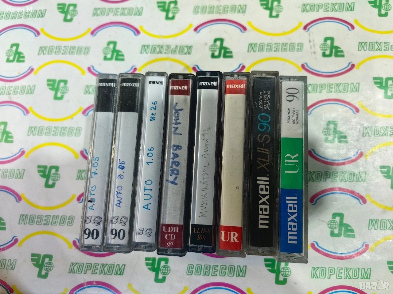 8 броя 90 минутни Maxell аудиокасети , снимка 1