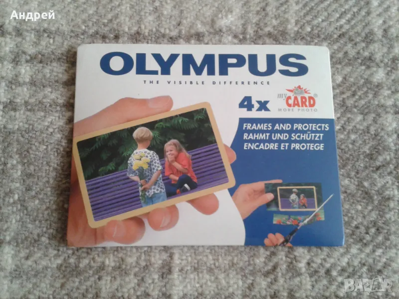 Olympus 4 броя стикери за снимки, снимка 1