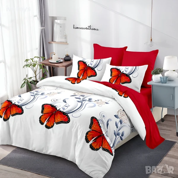 Двулицево спално бельо, 6 части - Модел WS17822, снимка 1