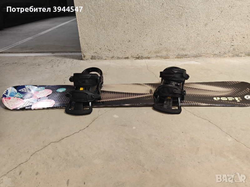 Сноуборд 150 / 28 с автомати Burton, снимка 1