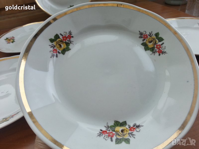 Руски порцелан чинии чинийки , снимка 1