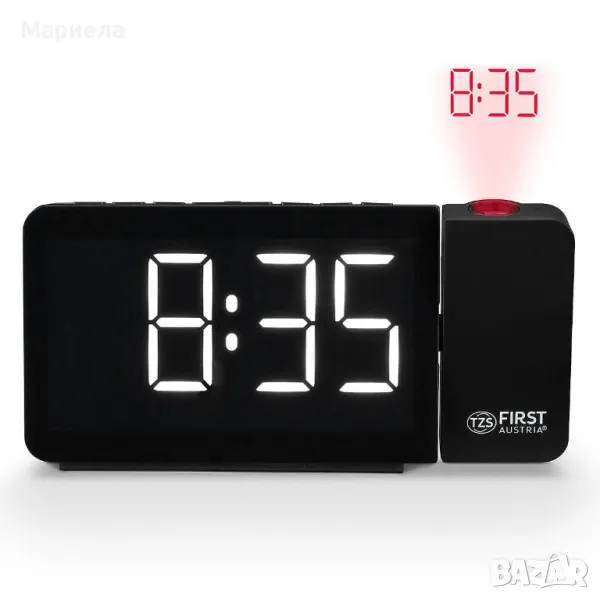Проекционен Настолен часовник FIRST FA-2419-BA / Радио-Часовник с Проекция, снимка 1