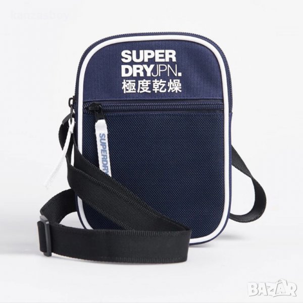 SUPERDRY SPORTS POUCH BAG NAVY - страхотна малка чанта НОВА БЕЗ ЕТИКЕТИ, снимка 1