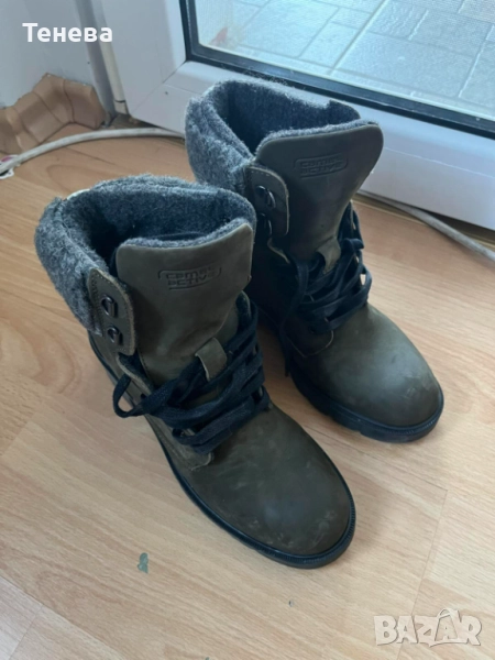 Зимни дамски боти велур, снимка 1