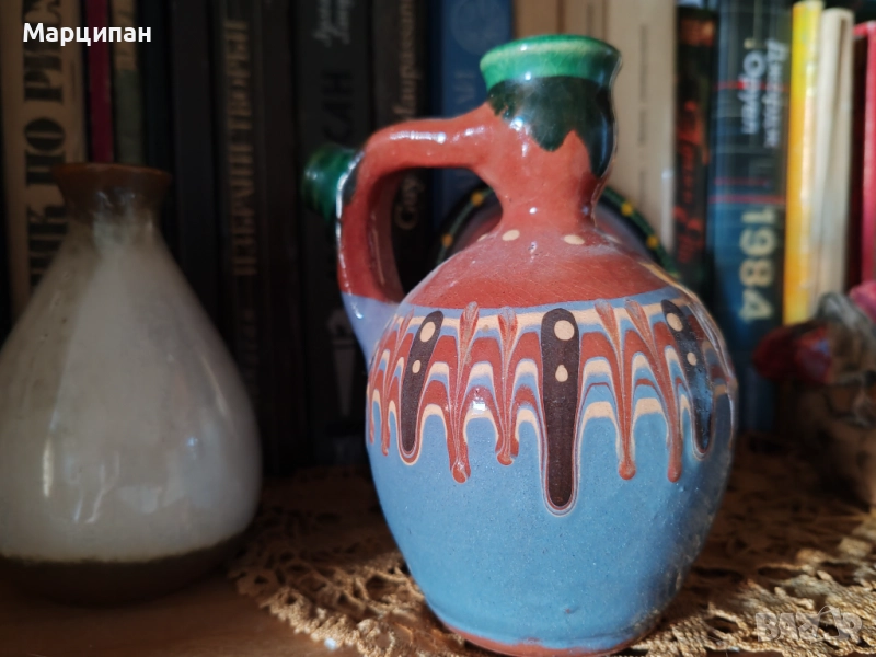 Малка стомна и чинийка, снимка 1