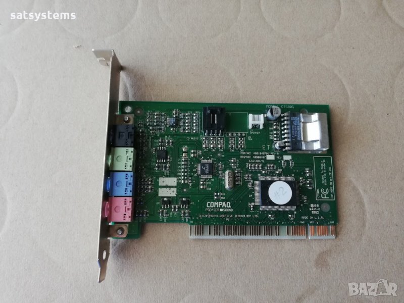 Звукова карта Creative Labs Sound Blaster Compaq Premier CT5805 PCI, снимка 1