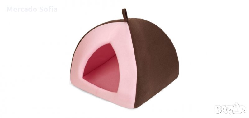 Креватче за кучета и котки Mercado Trade, 38x38см., Розов, снимка 1