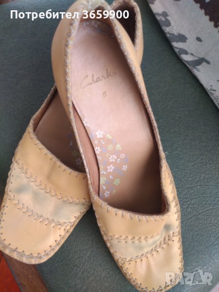 Дамски обувки Clarks, размер 5,естествена кожа, снимка 1