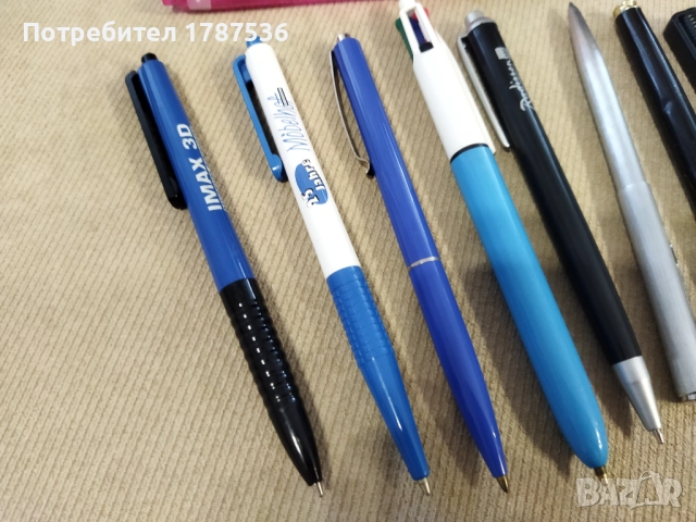 Лот -16лв (стари химикалки и писалка ,за нови пълнители са!), снимка 2 - Колекции - 52569683