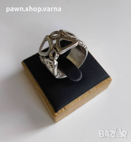 Ново сребърно пръстенче – 925 проба, снимка 4 - Пръстени - 50995210