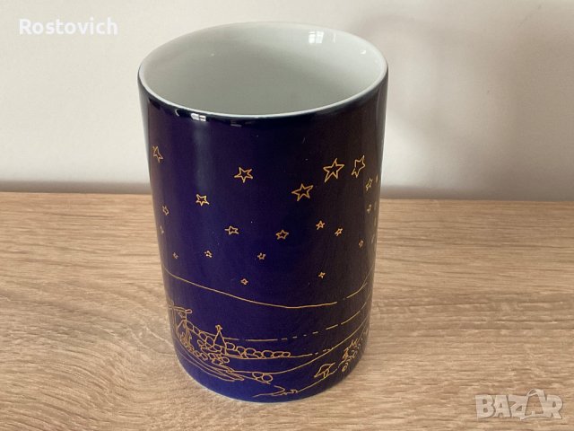 Порцеланова чаша № 1 от Gingerbread Schmidt с истинска златна коледна чаша., снимка 2 - Чаши - 44278601