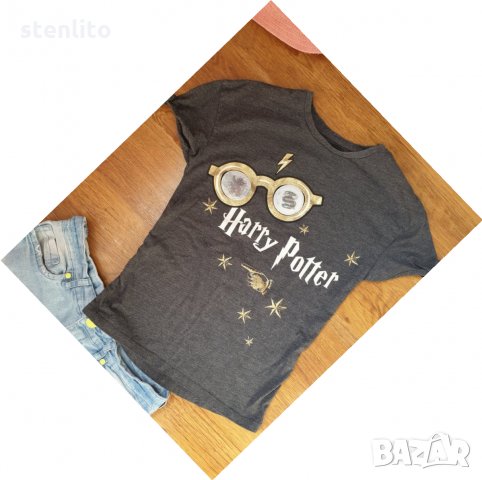 Блузка Primark с Harry Potter за 7-8 год., снимка 1 - Детски тениски и потници - 29696094